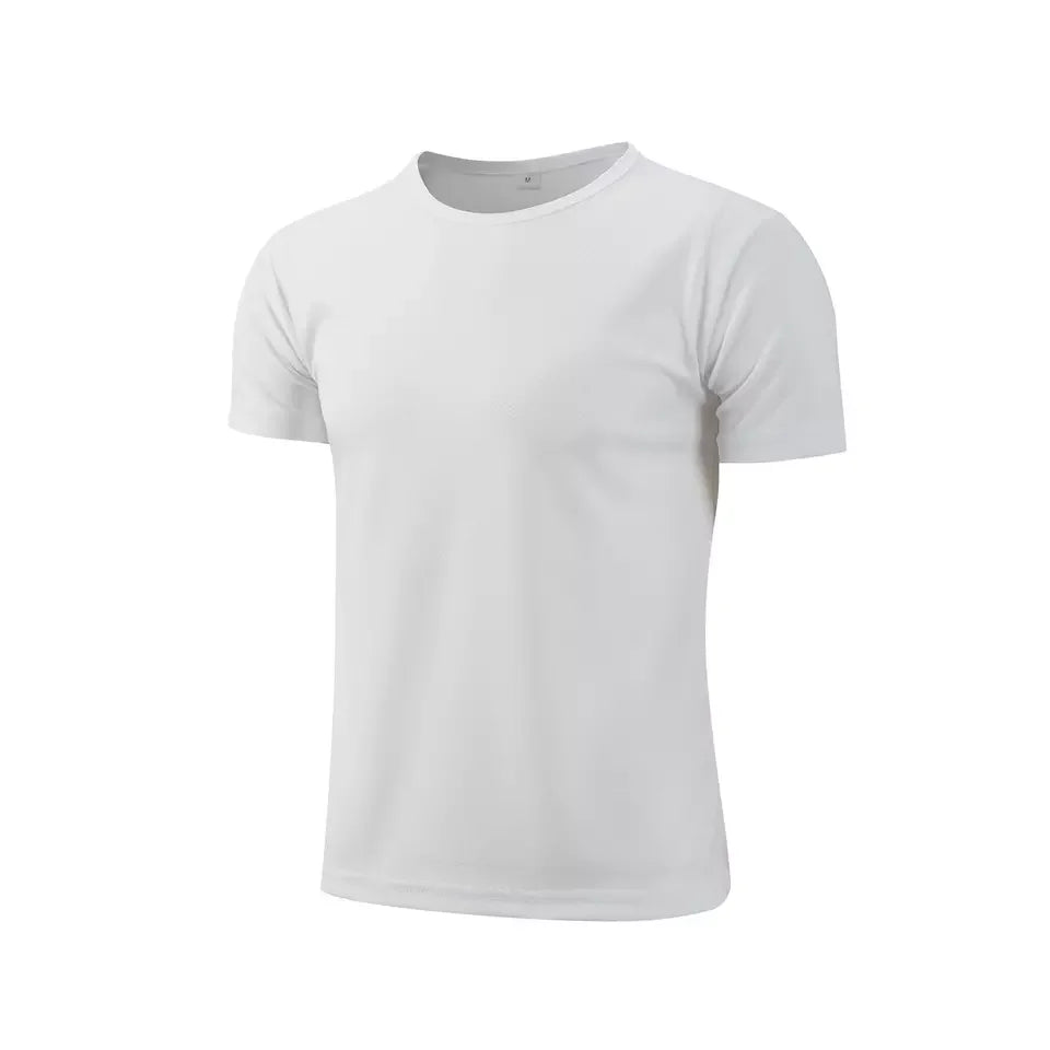 Sublimation Blank White T-Shirt – Quick Dry Polyester Unisex | Kids & Adults