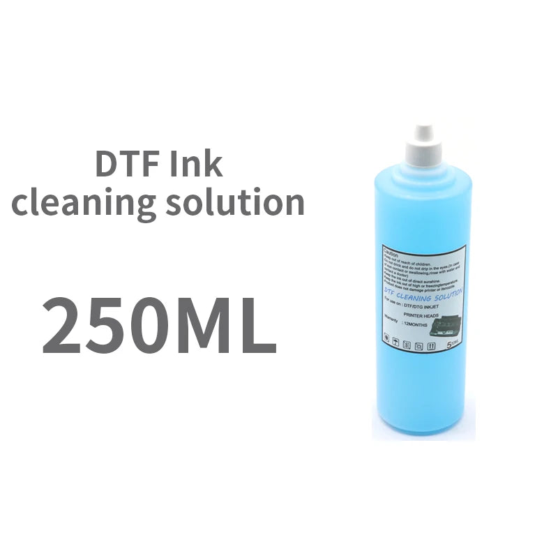 DTF Power Cleaner DTF Cleaning Solution Liquid For Direct to Film Printer Printhead Tube Maintenance Kit (3 Capacity Options)
