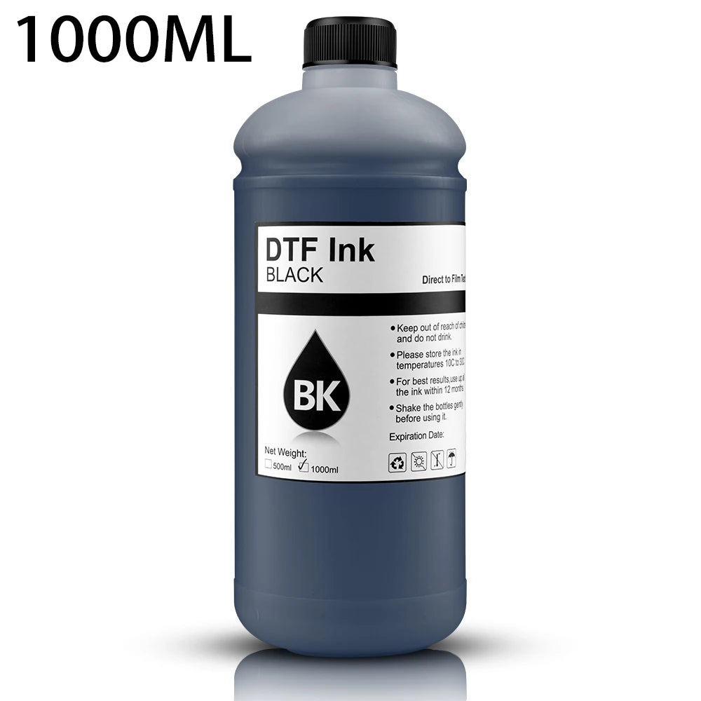 EP-DTF Ink 500ML 1000ML Direct to Transfer Film Ink For Epson Print head i3200 XP600 TX800 L1800 1390 L805 All DTF Ink Printing