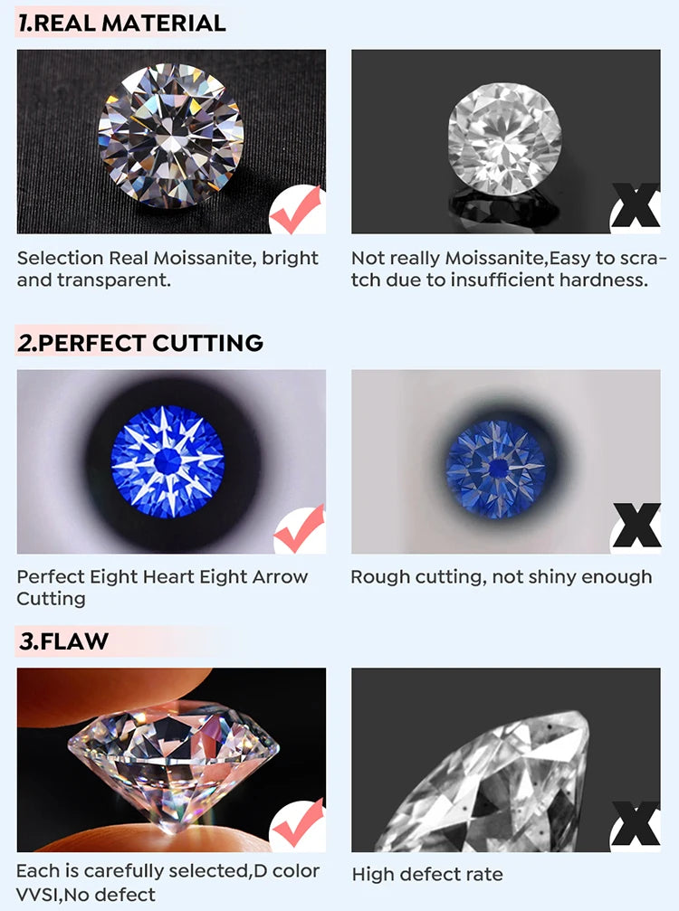 1CT Classical Certified Marquise Moissanite Diamond Ring For Women 925 Sterling Silver High Quality Wedding Jewelry