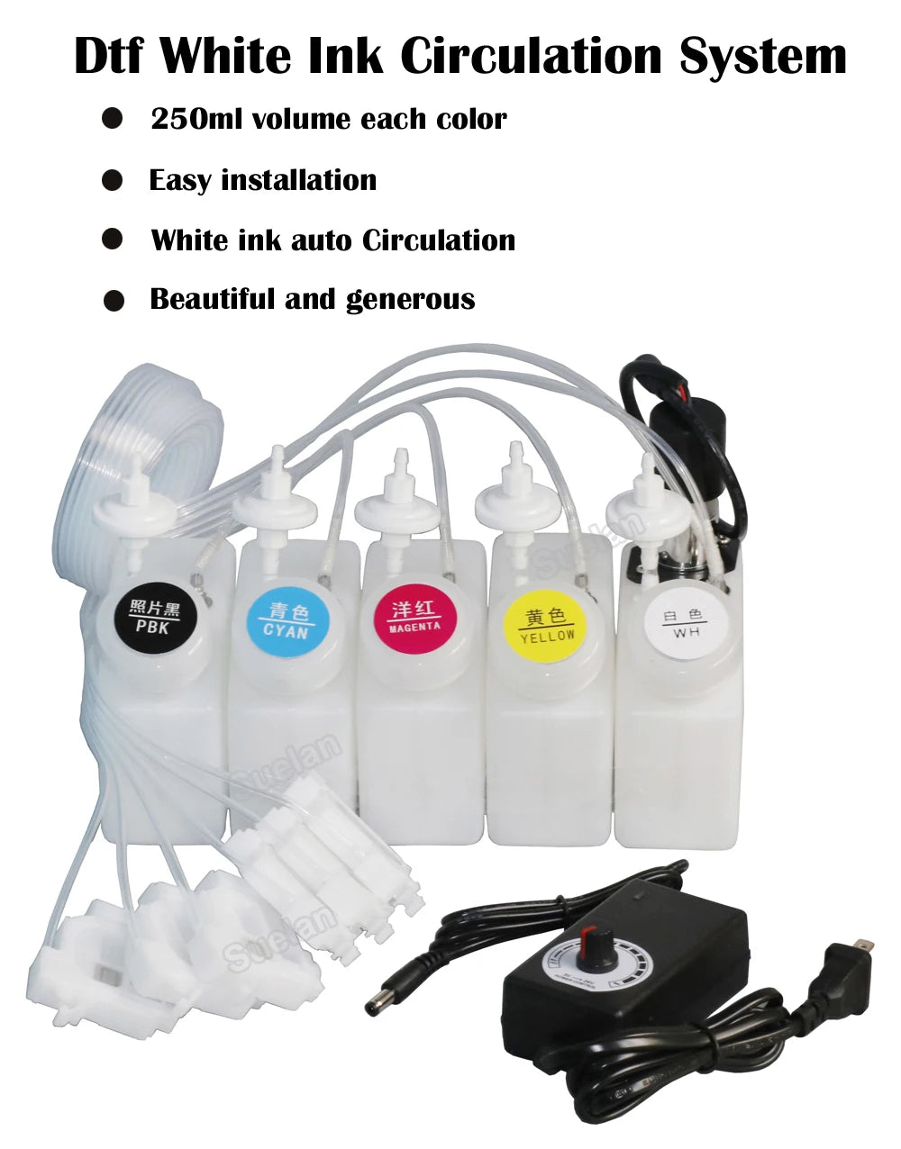 L18050 DTF CISS ET 8550 DTF Conversion  Kit ET 18100 L8050  8500  DTF White Ink Circulation Dft Ciss