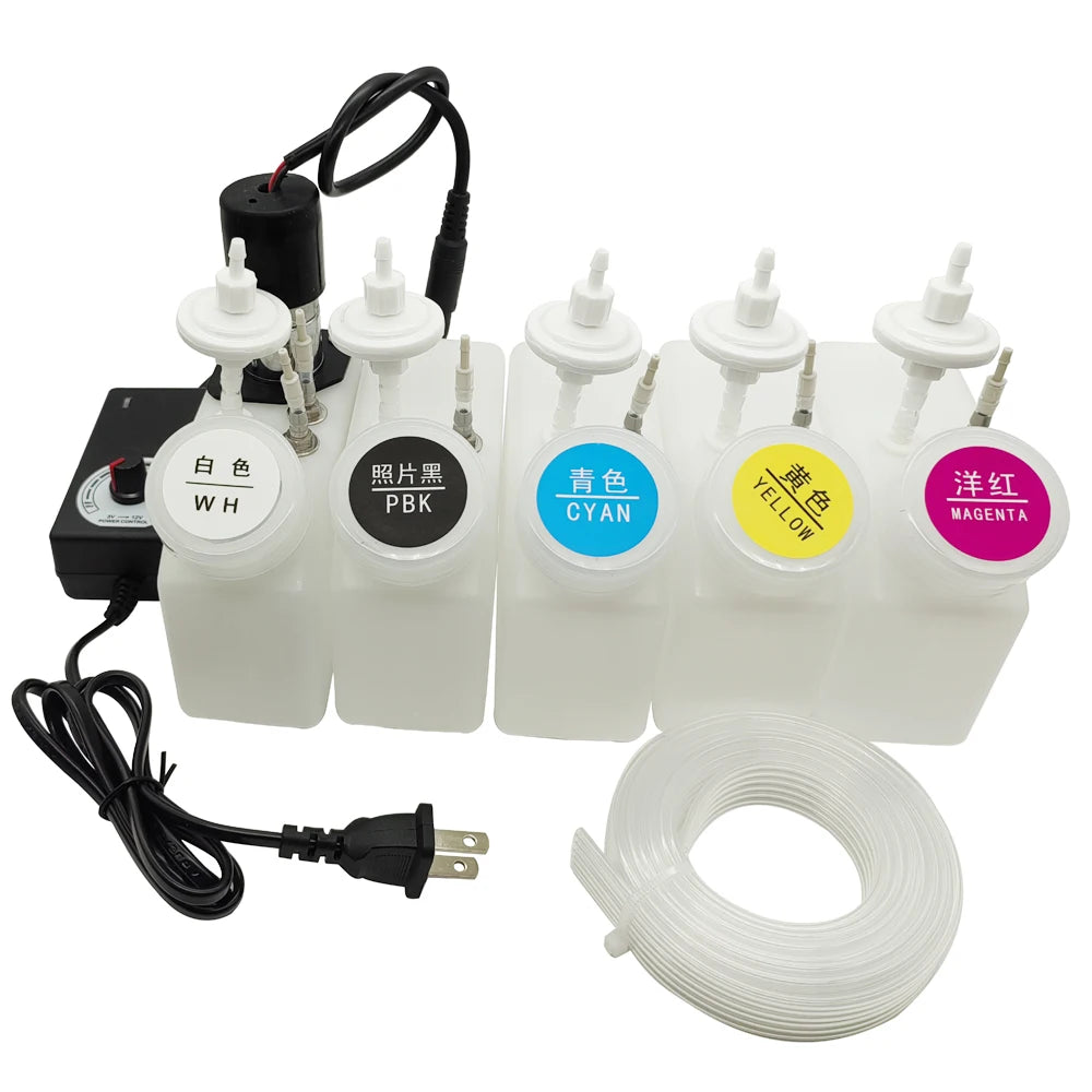 L1800 Dtf Ink System Circulation Complete L800 L801 L805 L810 L850 Ciss with Motor Dtf Printer Continuous Ink Supply System
