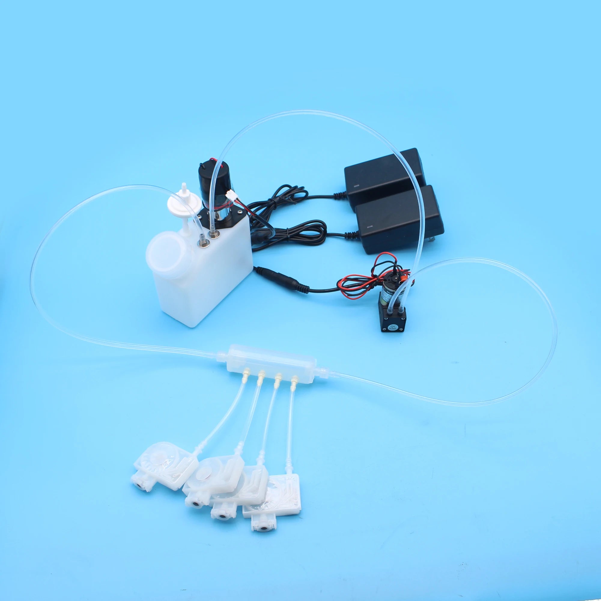 DTF Printer Circulation Ink Recycle System CISS Ink Tank For Direct To Film Printer DTF Printing With Ink Pump Damper Splitter