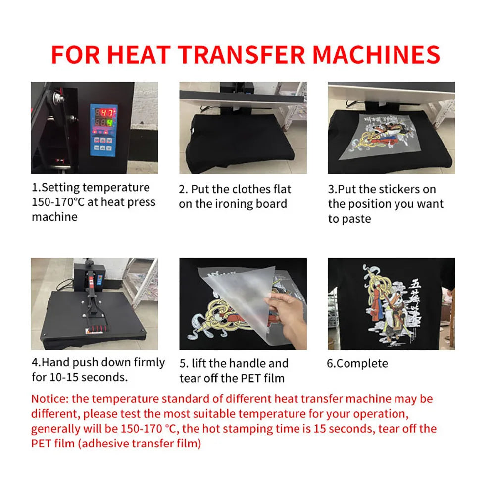 Custom DTF Heat Transfer – Print Your Logo or Photo on T-Shirts & Bags