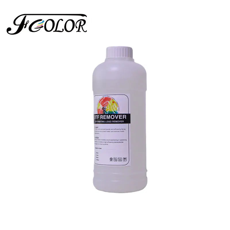 FCOLOR DTF Remover 500ml Transfer Film Printing Pattern Remover DTF Ink Removal Liquid