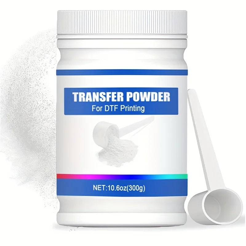 300g DTF Powder Hot Melt DTF Transfer Adhesive Powder For DTF Transfer InkPowder For Direct To Film Printing On All Fabric