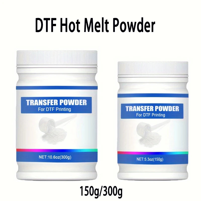 300g DTF Powder Hot Melt DTF Transfer Adhesive Powder For DTF Transfer InkPowder For Direct To Film Printing On All Fabric