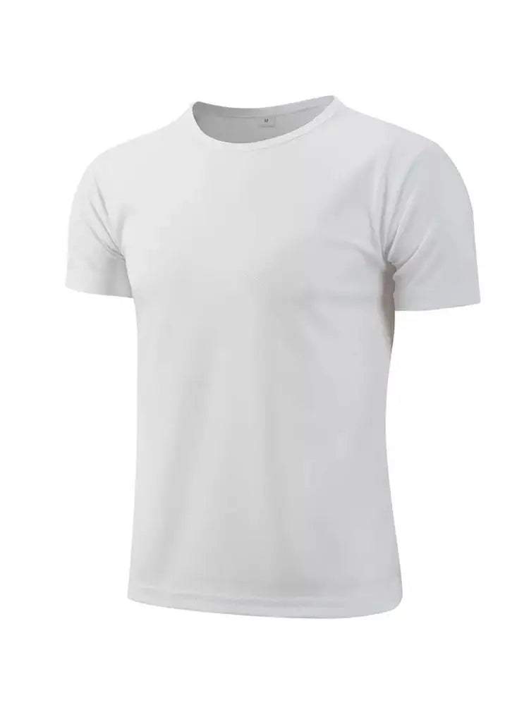Sublimation Blank White T-Shirt – Quick Dry Polyester Unisex | Kids & Adults