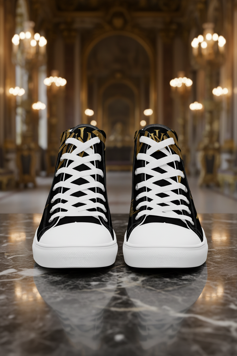 IVN High Top Canvas Shoes Front View Palace