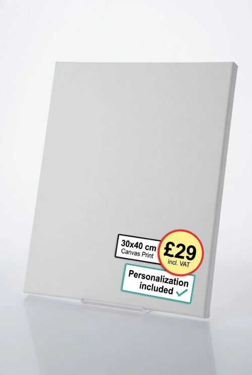 Custom Canvas Print - All Sizes up to 12 inch - Personalisation Included